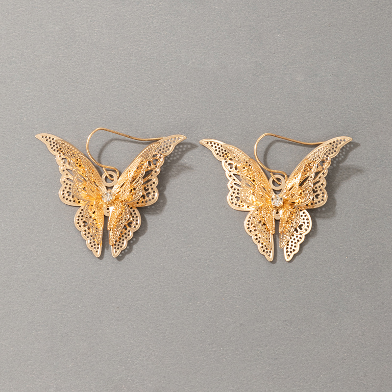 Nouvelles Boucles D&#39;oreilles Papillon Sauvages Classiques De La Mode Créative display picture 5