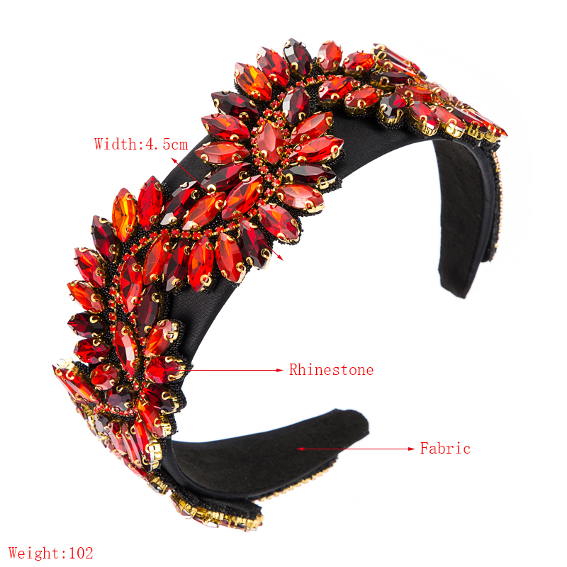 New Fashion S-shaped Color Full Rhinestone Headband display picture 1