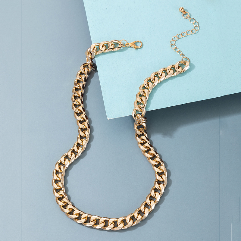 Hot-selling Fashion Thick Chain Simple Trendy Necklace display picture 4