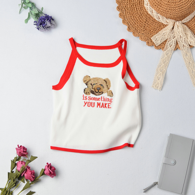 Cute Bear Simple Vest display picture 2