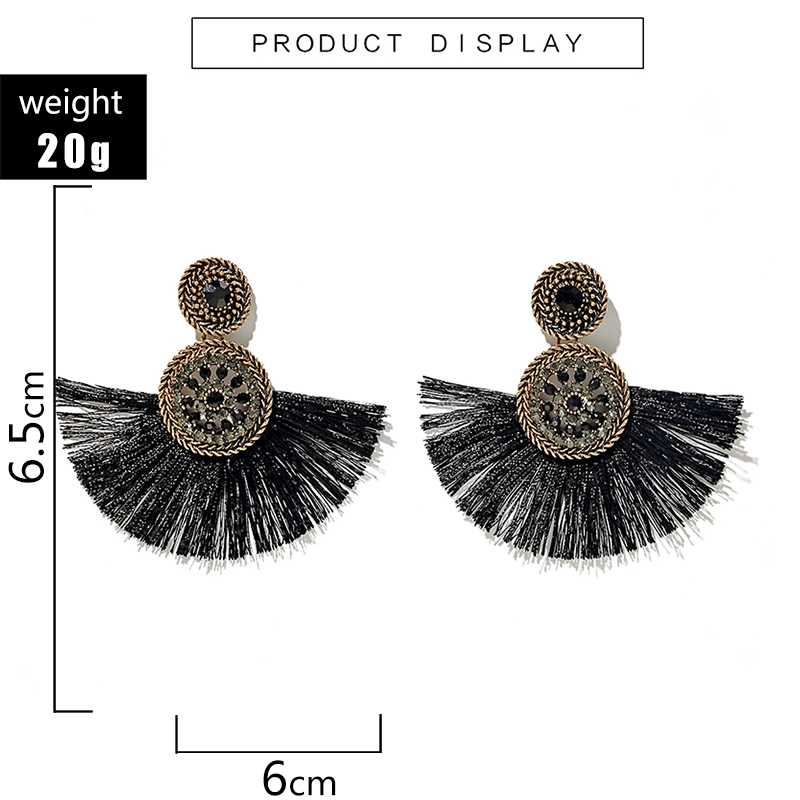 Simple Fashion New Style Tassel Earrings display picture 6