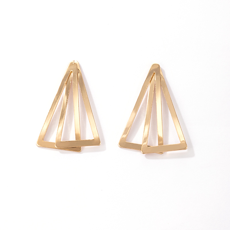 New Fashion Simple Geometric Triangle Earrings display picture 1