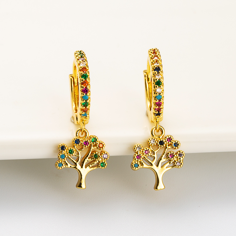 Simple Retro Tree Of Life Style Earrings display picture 5