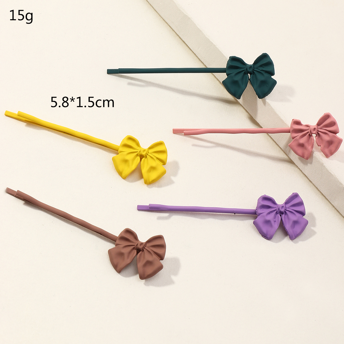 New Korean Style Sweet Cute Cartoon Butterfly Word Clip 5pcs display picture 2