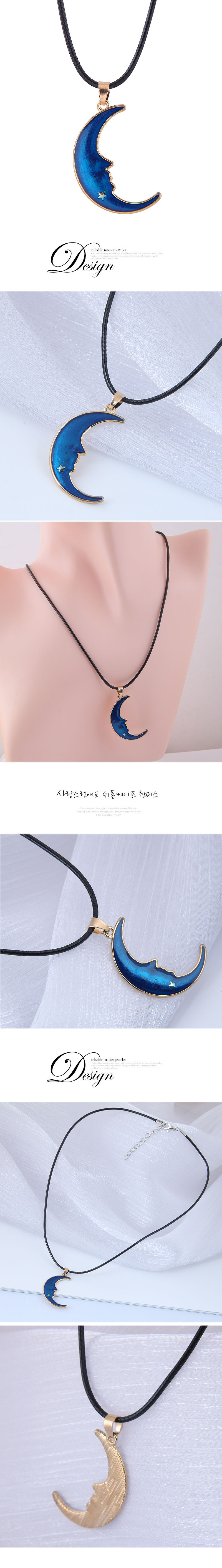 Koreanische Mode Concise Meniskus Wachs Seil Halskette display picture 1