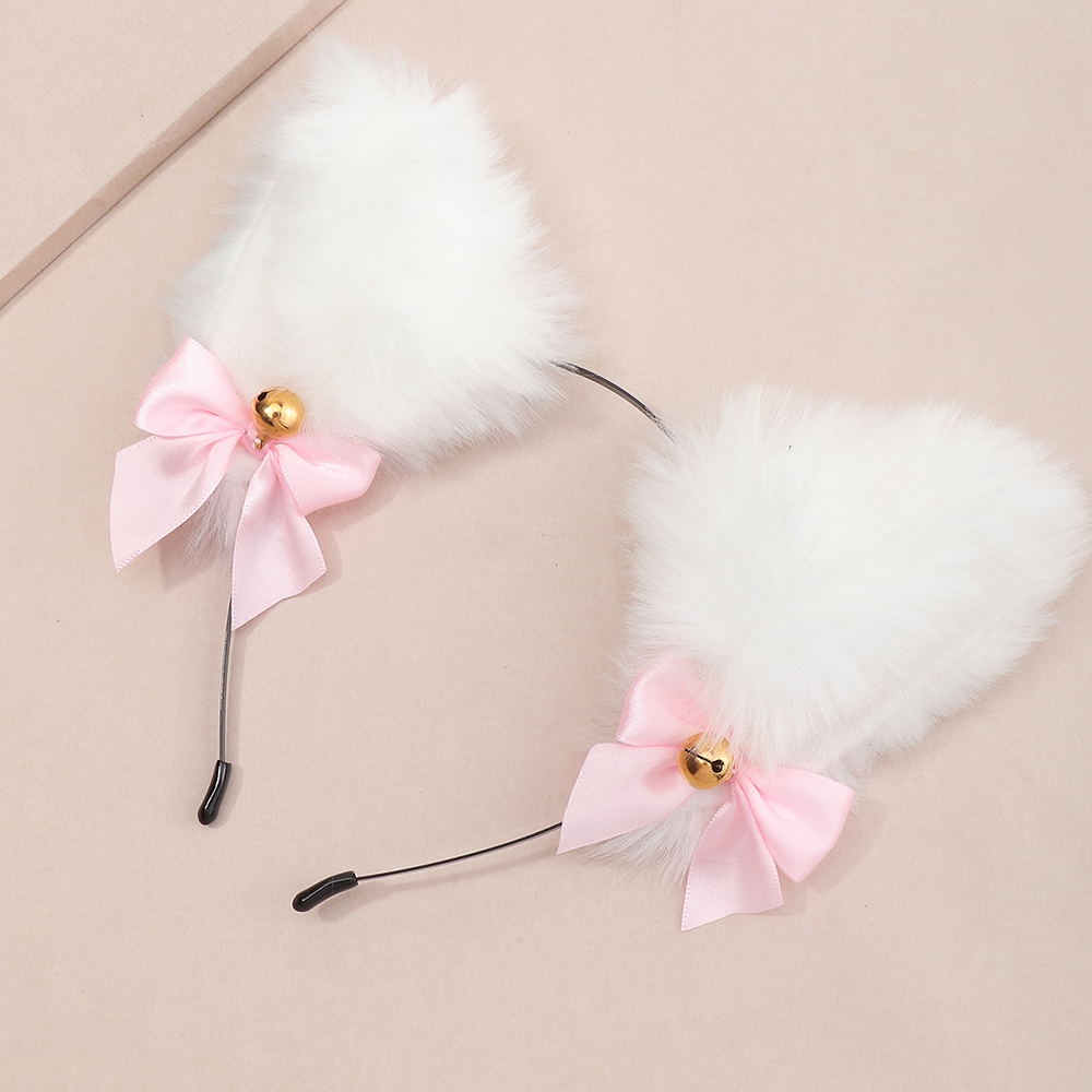 Korean Style Cute Cat Ears Tassel All-match Headband display picture 6