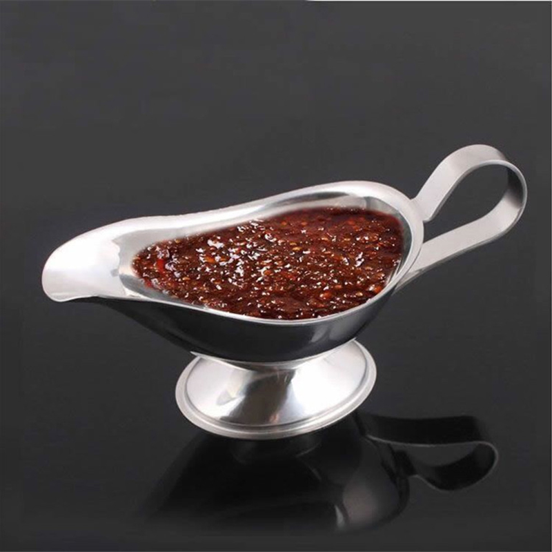 Household Steak Black Pepper Sauce Stainless Steel Plate Wholesale display picture 2