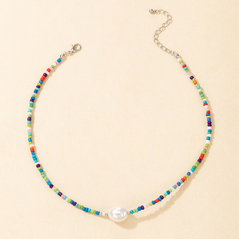 Nouveau Collier De Perles De Riz À La Mode Bohème display picture 3