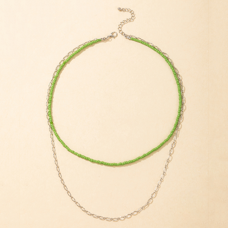 Collier Chaîne De Perles De Riz Bohème display picture 3