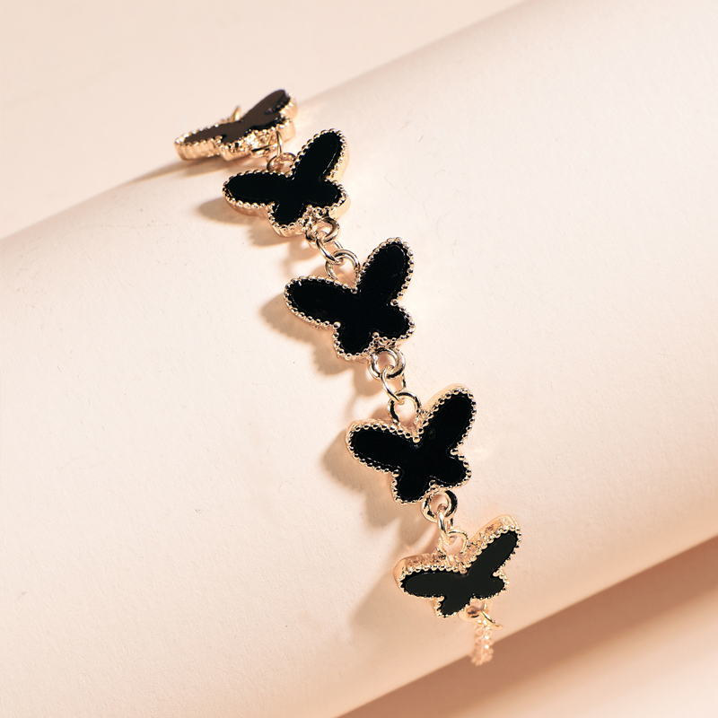 Fashion New Style Simple Five Butterfly Bracelets display picture 4