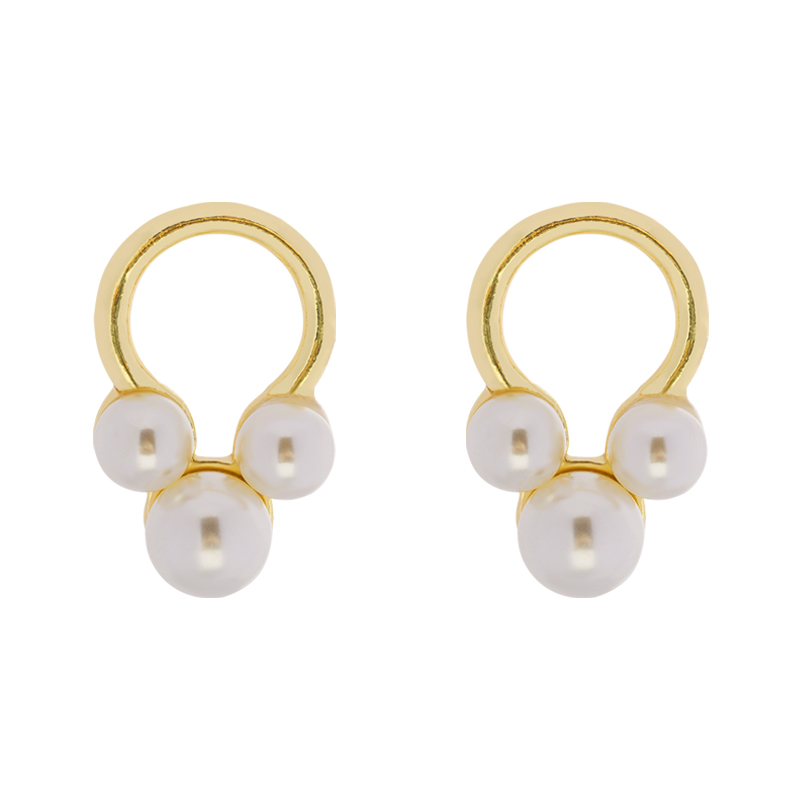 Wholesale Fashion Pearl Earrings display picture 3