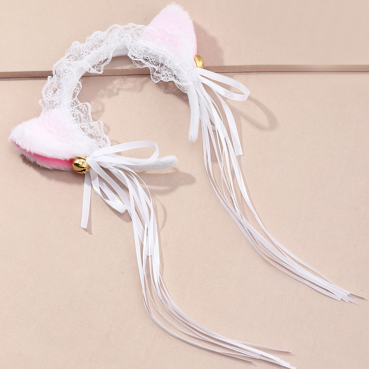Fashion New Simple Style Cat Ear Fringed Bell Headband display picture 1