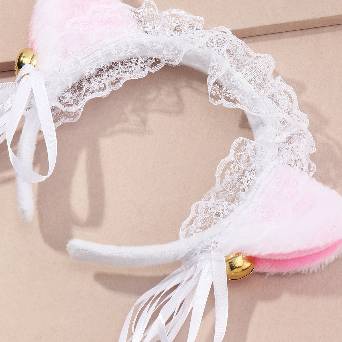 Fashion New Simple Style Cat Ear Fringed Bell Headband display picture 2