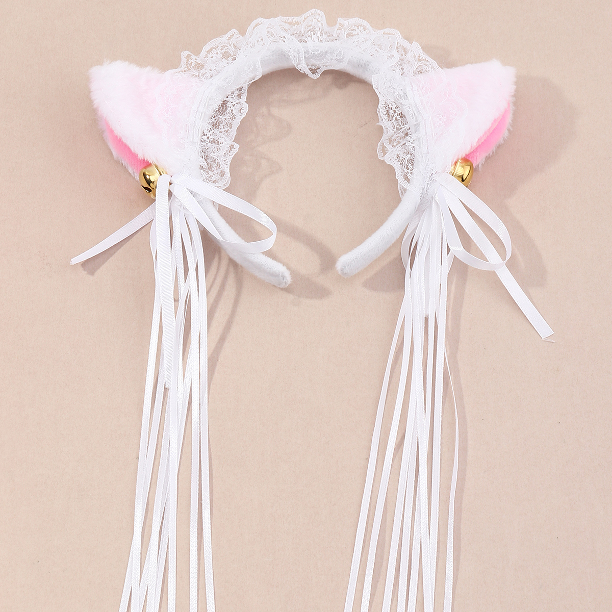 Fashion New Simple Style Cat Ear Fringed Bell Headband display picture 3