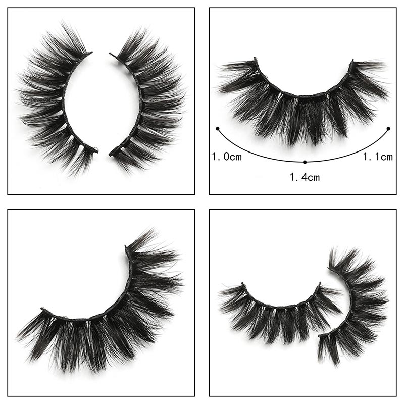 5 Pairs Of False Eyelashes 3d Multi-layer Imitation Mink Hair Natural Thick Eyelashes display picture 5