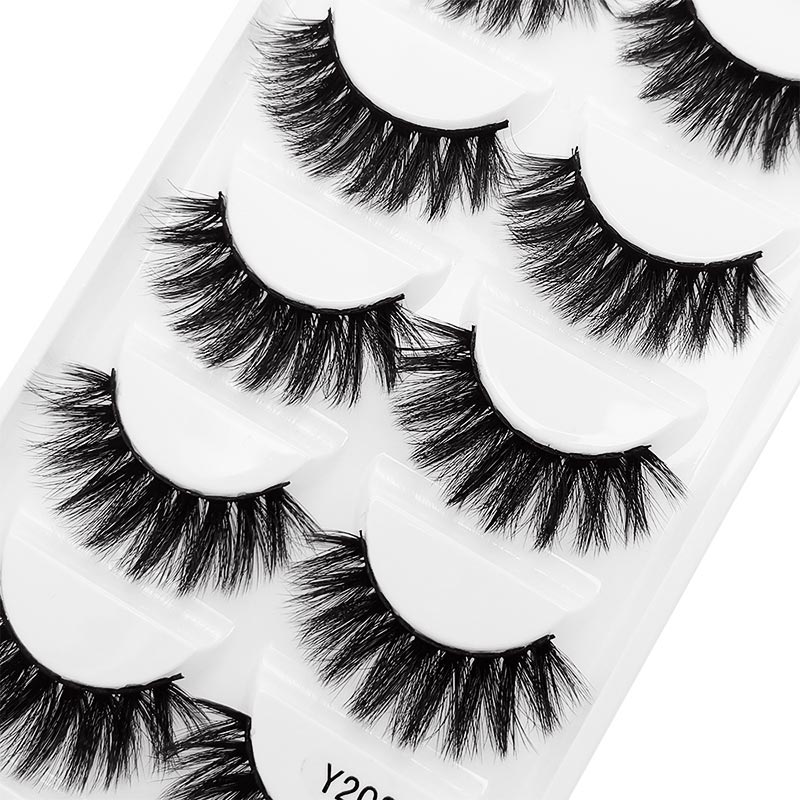 5 Pairs Of False Eyelashes 3d Multi-layer Imitation Mink Hair Natural Thick Eyelashes display picture 12