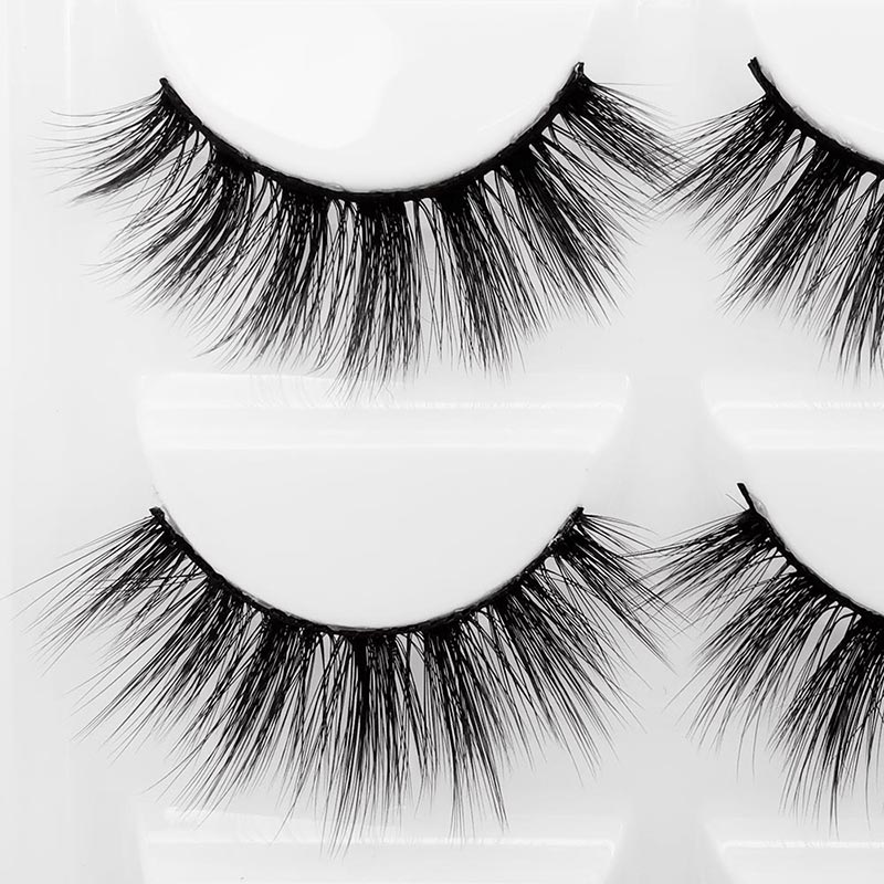 Wholesale 5 Pairs Of Thick False Eyelashes display picture 9