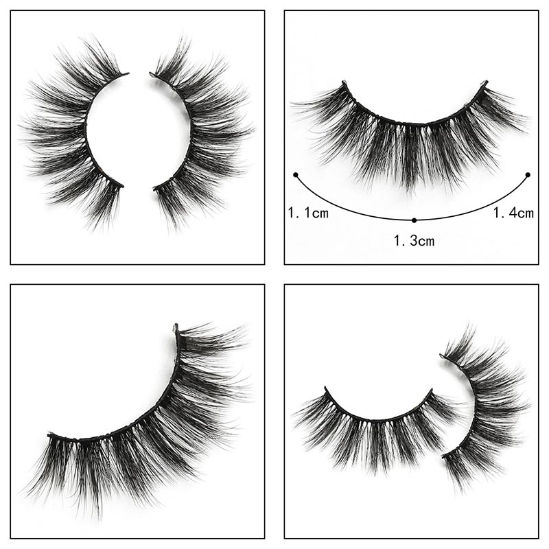 Wholesale 5 Pairs Of Thick False Eyelashes display picture 10