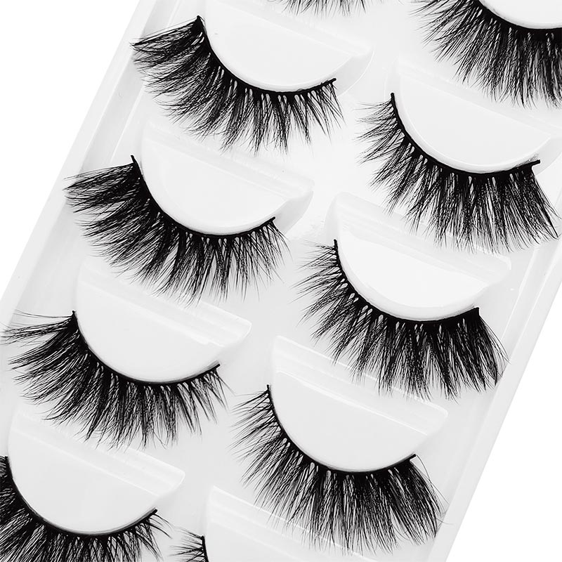Wholesale Natural Thick 5 Pairs Of False Eyelashes display picture 4