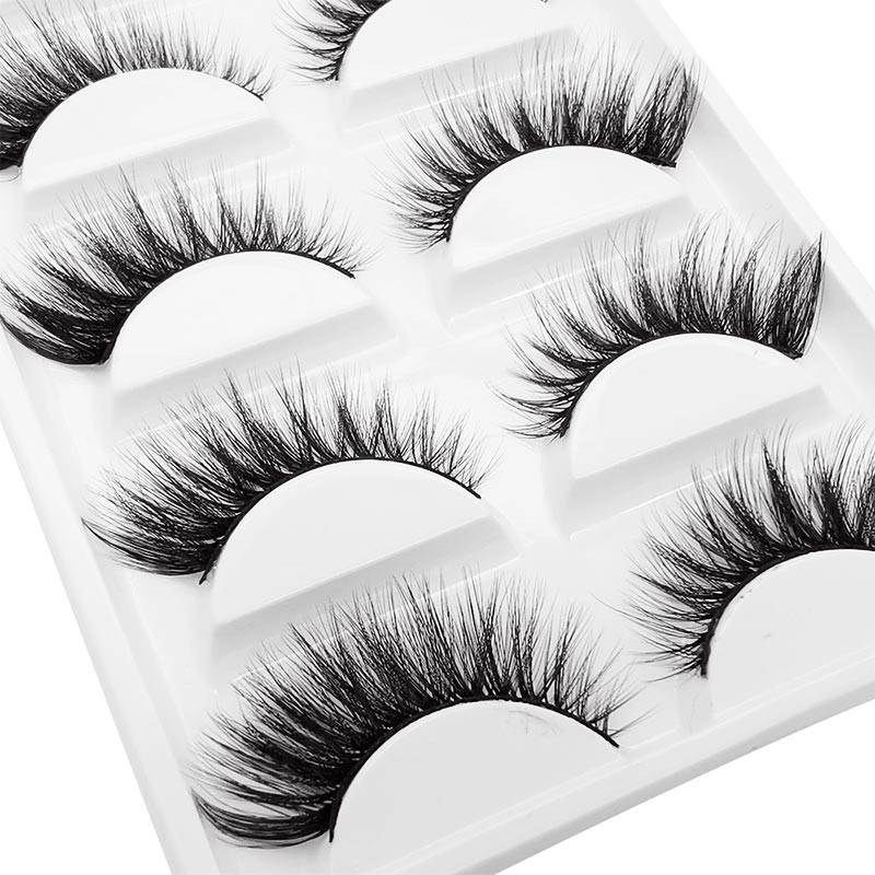 Wholesale Natural Thick 5 Pairs Of False Eyelashes display picture 5