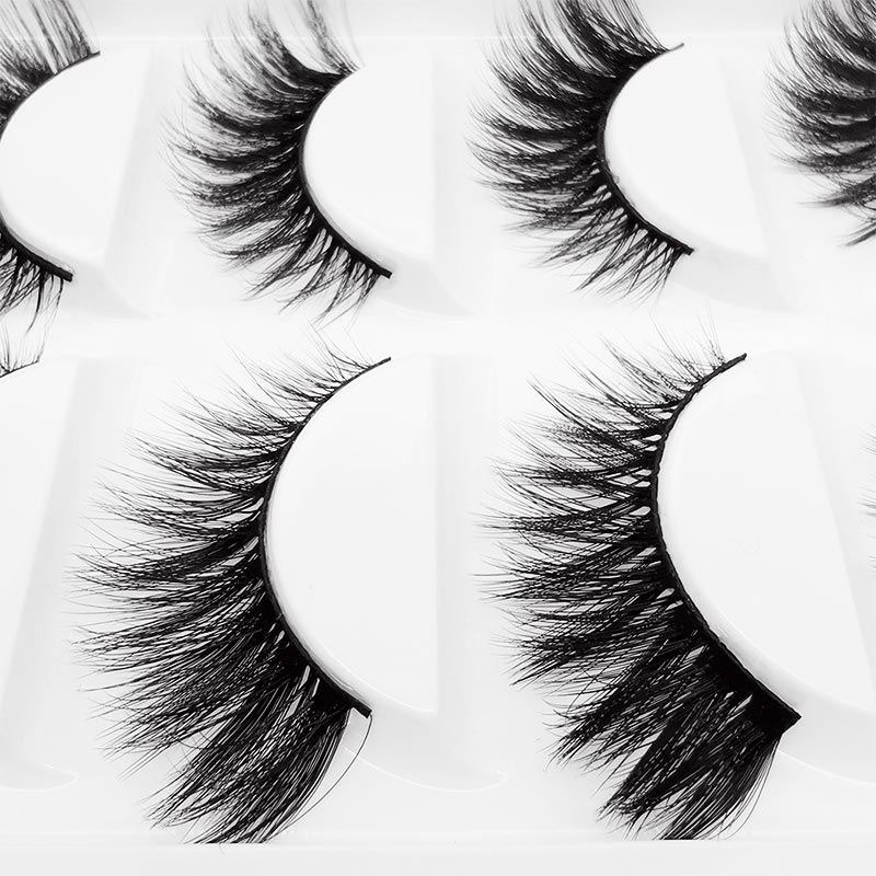 Wholesale Natural Thick 5 Pairs Of False Eyelashes display picture 6
