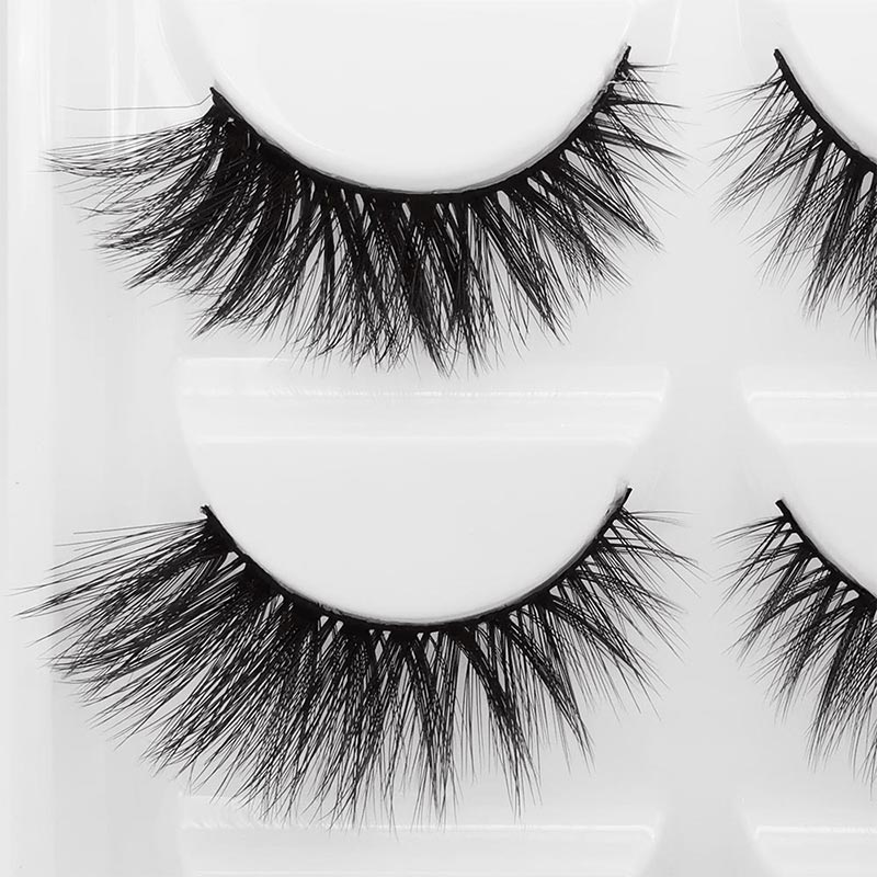 Wholesale Natural Thick 5 Pairs Of False Eyelashes display picture 9