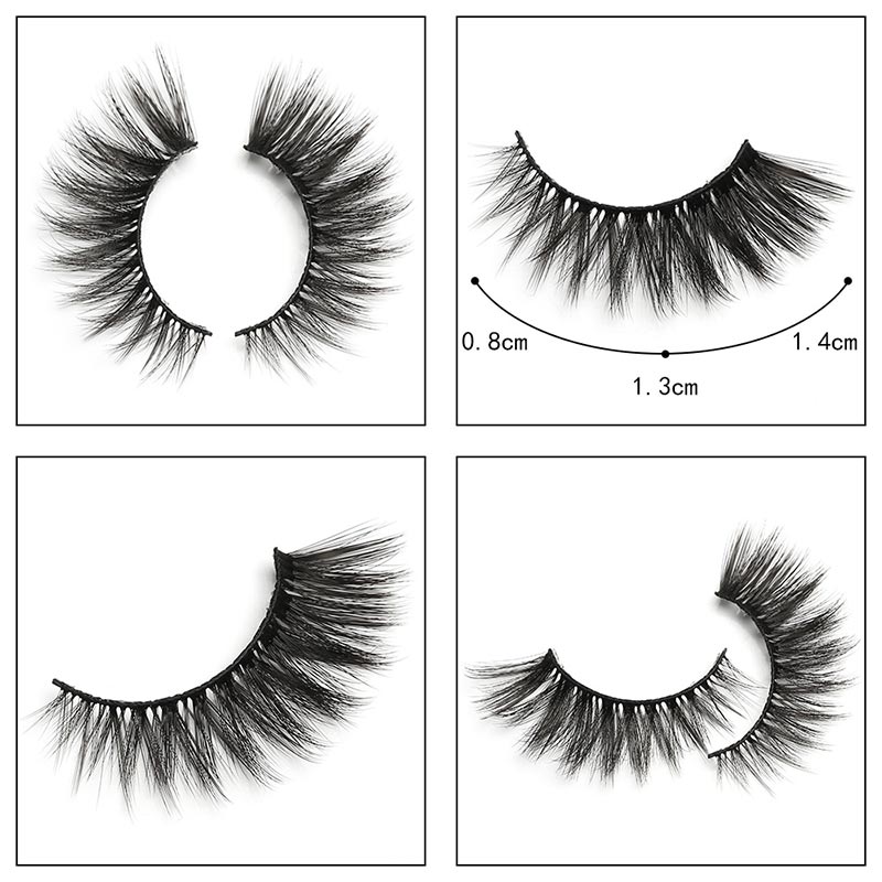 Wholesale Natural Thick 5 Pairs Of False Eyelashes display picture 10