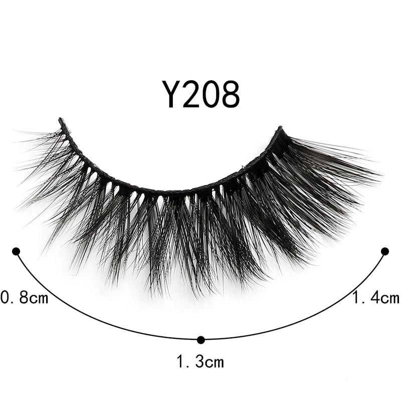 Wholesale Natural Thick 5 Pairs Of False Eyelashes display picture 11