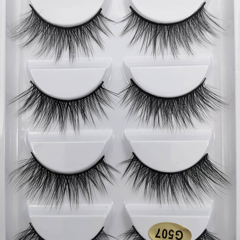 3d Imitation Mink 5 Pairs Of False Eyelashes Natural Thick Eyelashes display picture 36