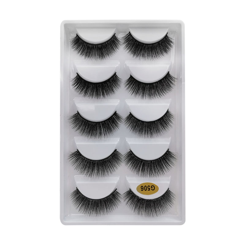 3d Imitation Mink 5 Pairs Of False Eyelashes Natural Thick Eyelashes display picture 45