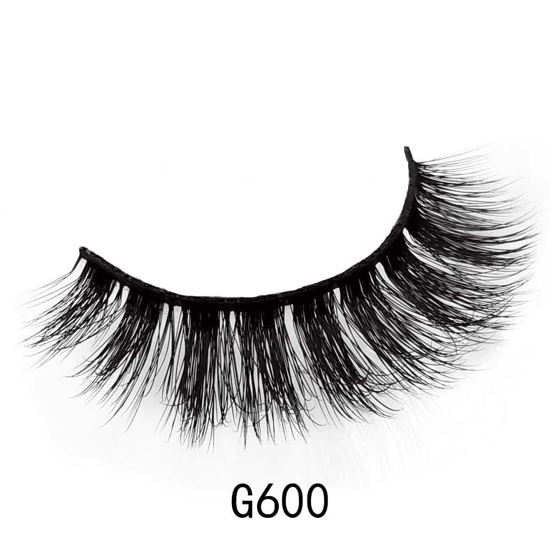 Wholesale 10 Pairs Of Natural Thick Mink False Eyelashes display picture 3