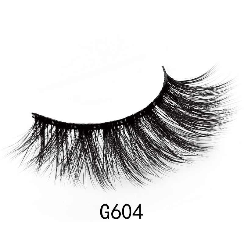 Wholesale 10 Pairs Of Natural Thick Mink False Eyelashes display picture 15