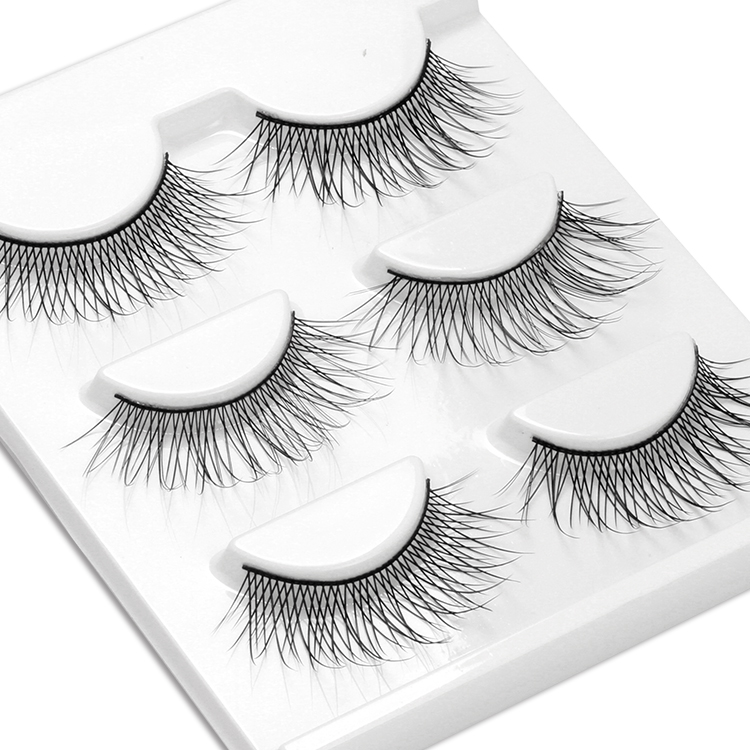 Fashion Man-made Fiber Natural Thick 3 Pairs Of False Eyelashes display picture 5