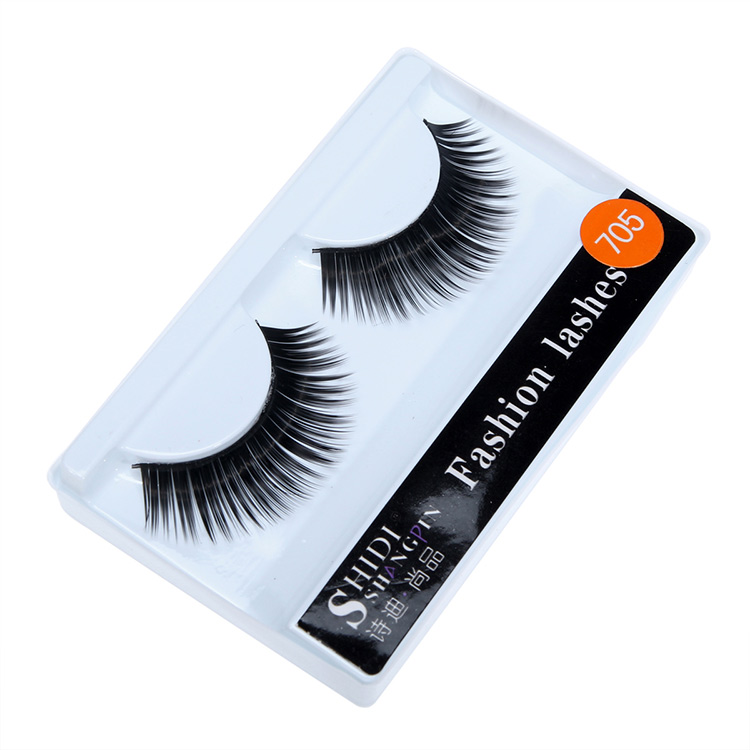 Wholesale 1 Pair Of Beauty Fiber False Eyelashes display picture 1