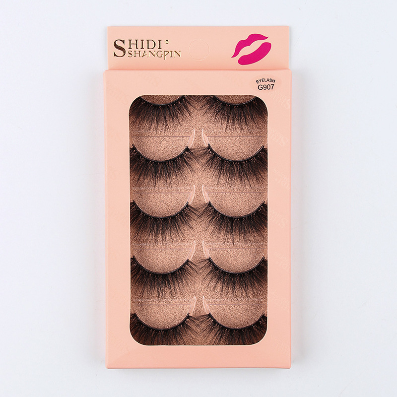 5 Pairs Of Thick False Eyelashes Wholesale display picture 7