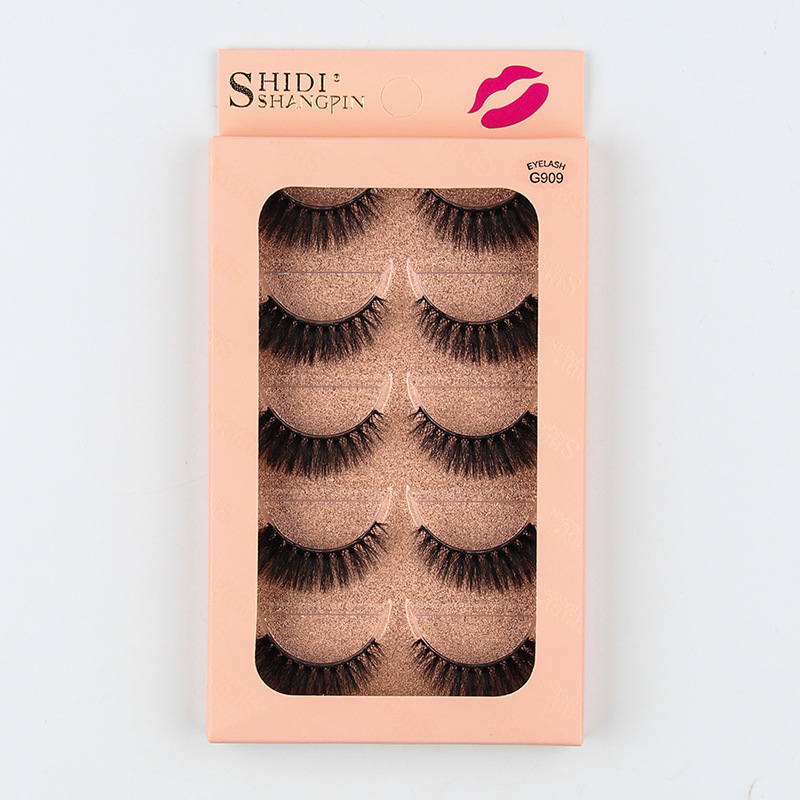 5 Pairs Of Thick False Eyelashes Wholesale display picture 13