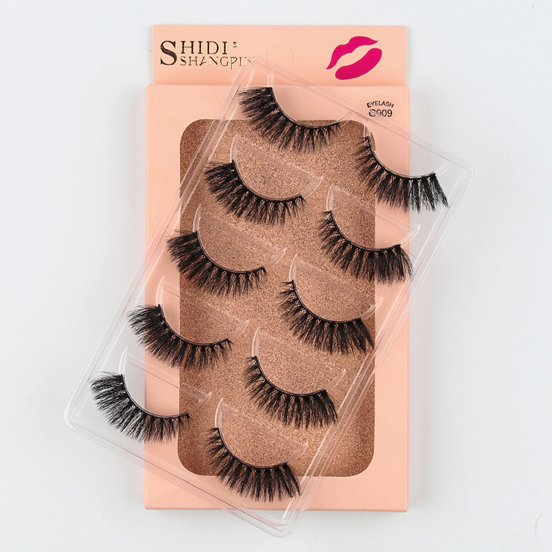 5 Pairs Of Thick False Eyelashes Wholesale display picture 14
