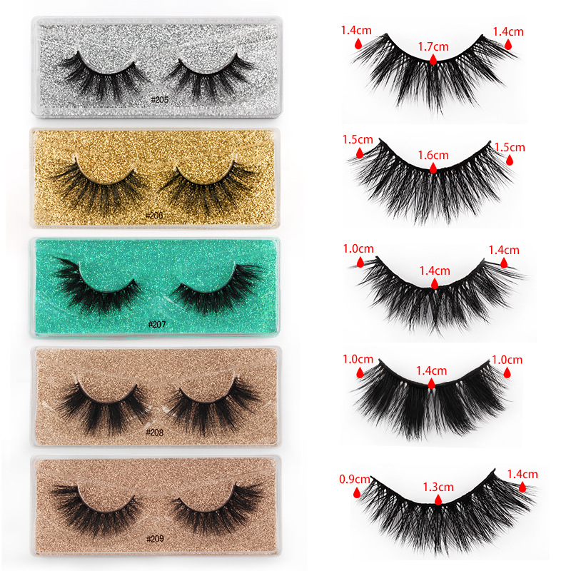 Fashion Pair Of Thick False Eyelashes Wholesale display picture 4