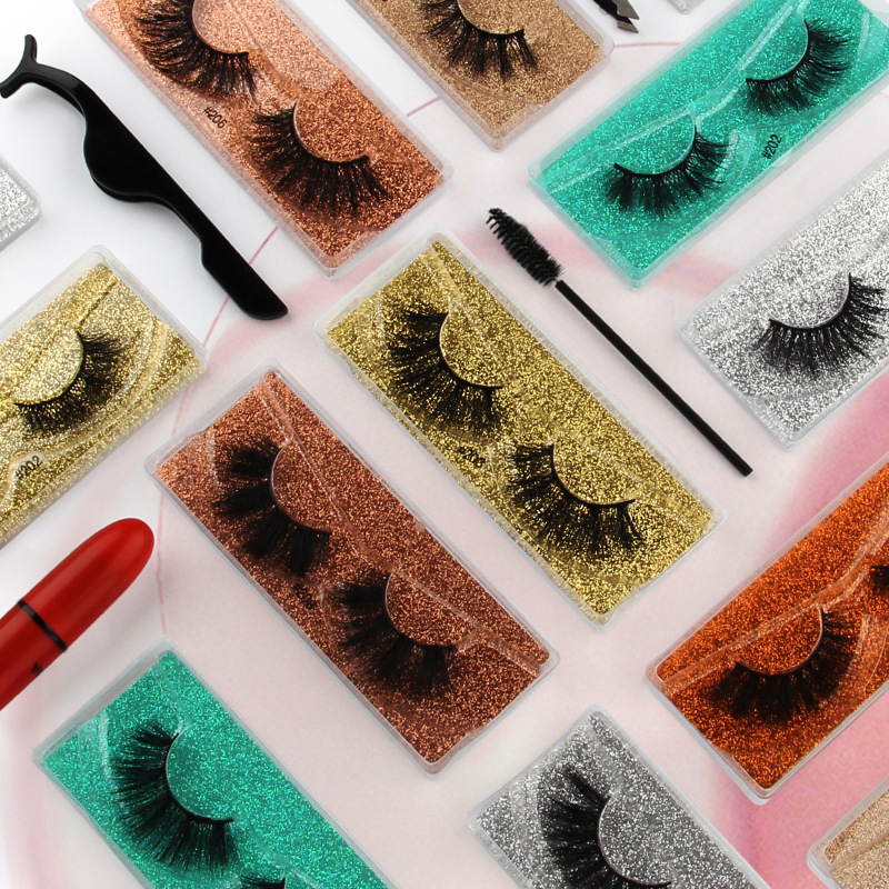 Fashion Pair Of Thick False Eyelashes Wholesale display picture 5