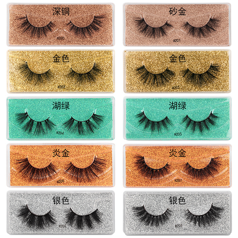 Fashion Pair Of Thick False Eyelashes Wholesale display picture 7