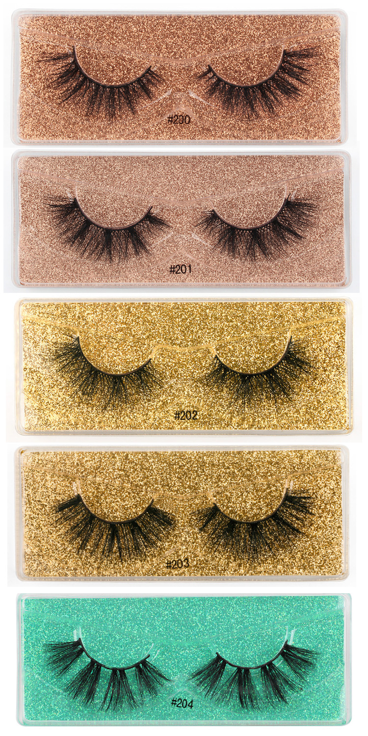 Fashion Pair Of Thick False Eyelashes Wholesale display picture 8
