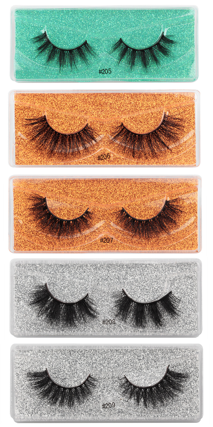 Fashion Pair Of Thick False Eyelashes Wholesale display picture 9