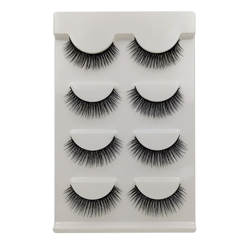 Fashion 4 Pairs Of 3d Mink False Eyelashes display picture 2