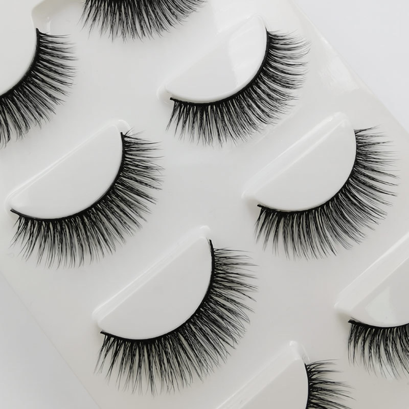 Fashion 4 Pairs Of 3d Mink False Eyelashes display picture 3