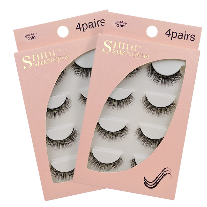 Fashion 4 Pairs Of 3d Mink False Eyelashes display picture 5