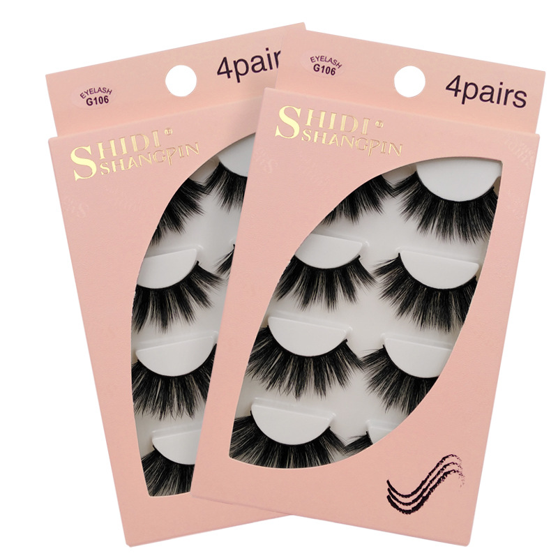 Fashion 4 Pairs Of 3d Mink False Eyelashes display picture 25