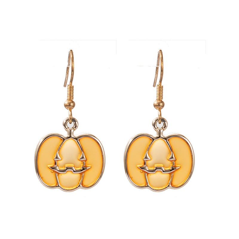 Halloween Pumpkin Earrings display picture 5