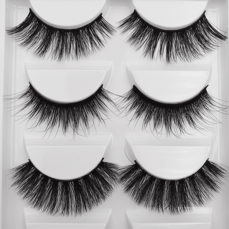 Fashion 5 Pairs Of 3d Mink False Eyelashes display picture 9