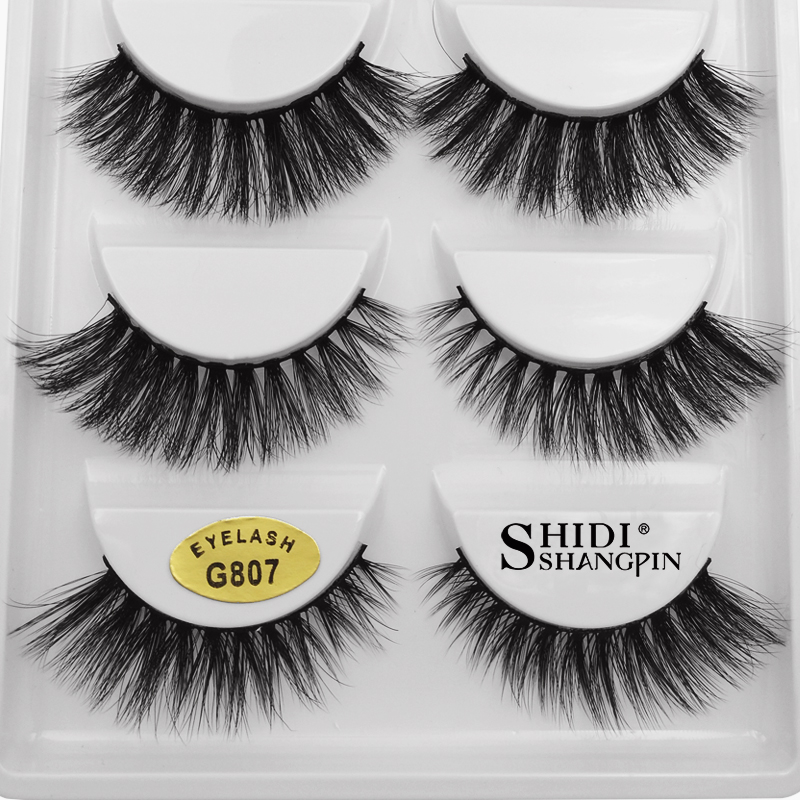 Fashion 5 Pairs Of 3d Mink False Eyelashes display picture 10