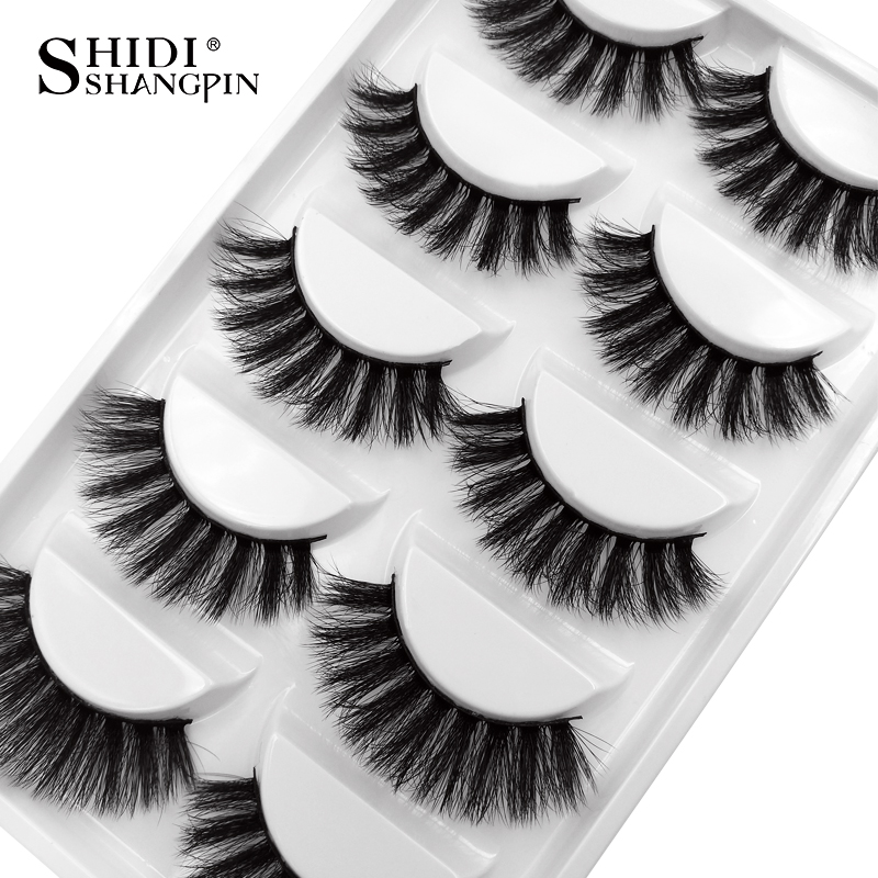 Fashion5 Pairs Of 3d Mink Natural Thick Eyelashes display picture 13